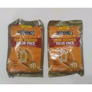 HotHands HH210PK Hand Warmers - 10 Pieces Lot Of 2